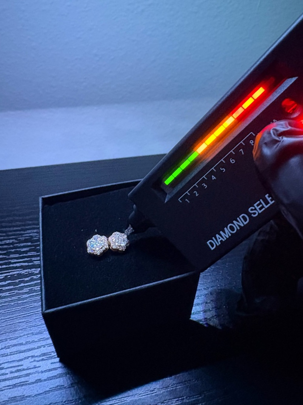 Moissanite Diamond Stud Earrings - 18k Gold Plated